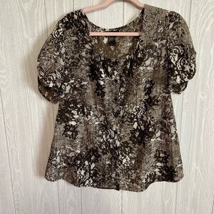 Lane Bryant Brown/green Top Size 18/20